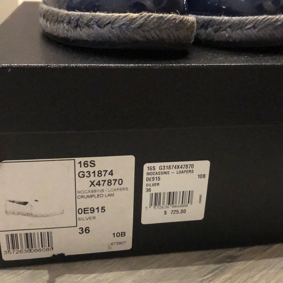 Authentic Chanel Navy Loafer - Picture 8 of 9